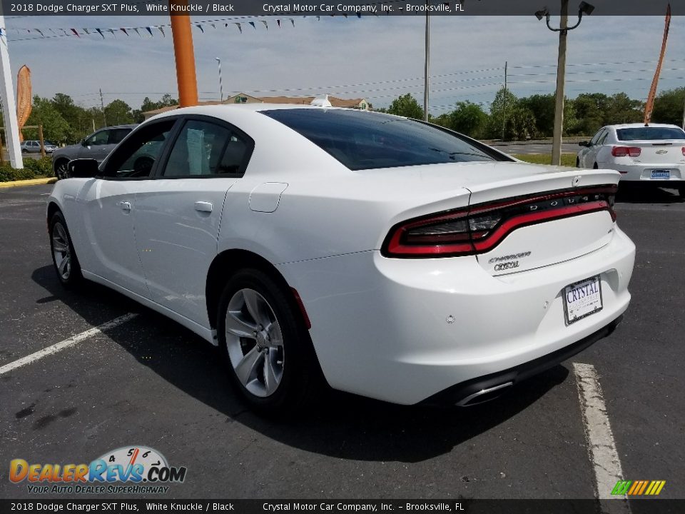 2018 Dodge Charger SXT Plus White Knuckle / Black Photo #3