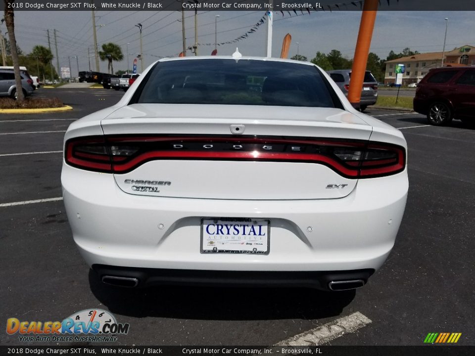 2018 Dodge Charger SXT Plus White Knuckle / Black Photo #4