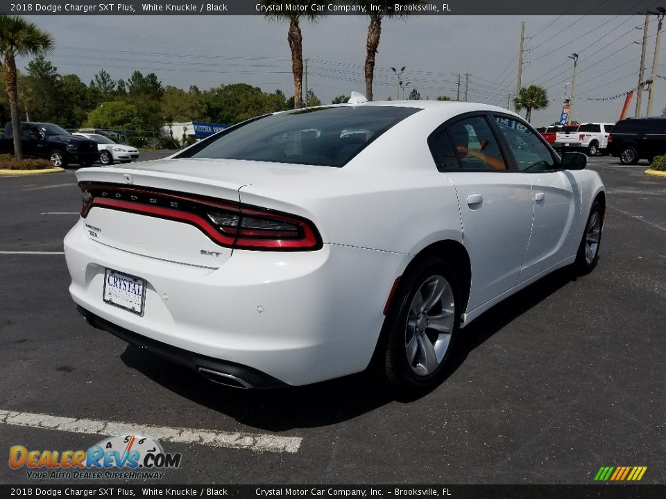 2018 Dodge Charger SXT Plus White Knuckle / Black Photo #5