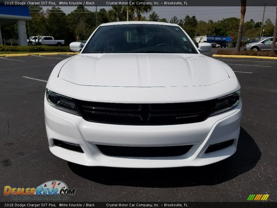 2018 Dodge Charger SXT Plus White Knuckle / Black Photo #7