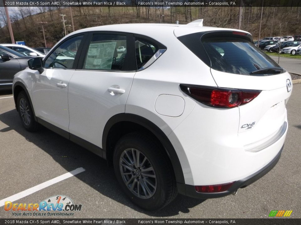 2018 Mazda CX-5 Sport AWD Snowflake White Pearl Mica / Black Photo #6