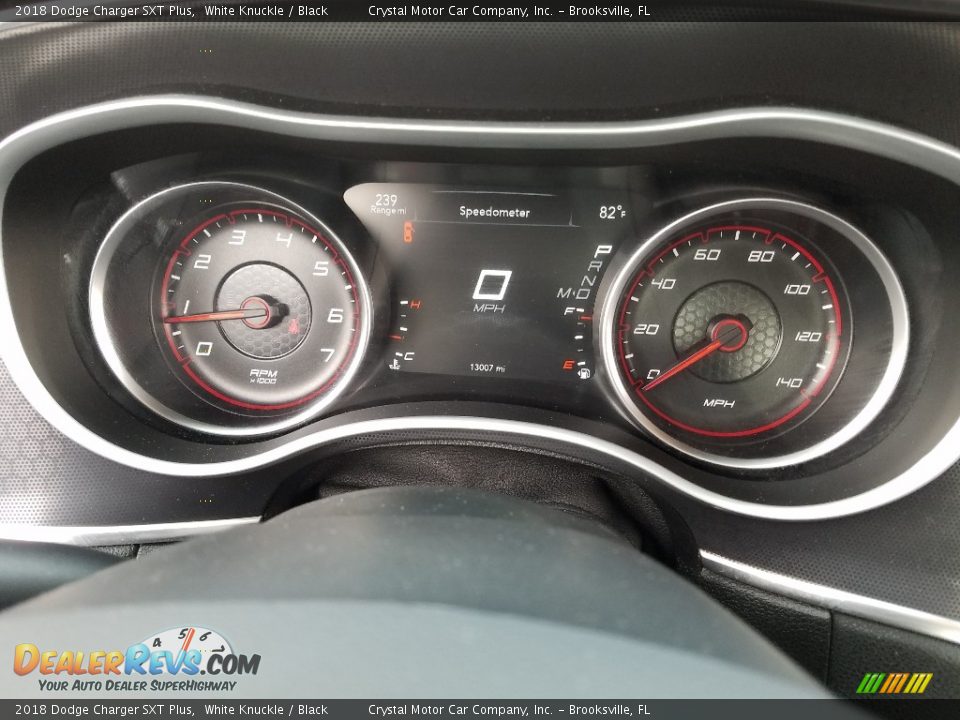 2018 Dodge Charger SXT Plus White Knuckle / Black Photo #13