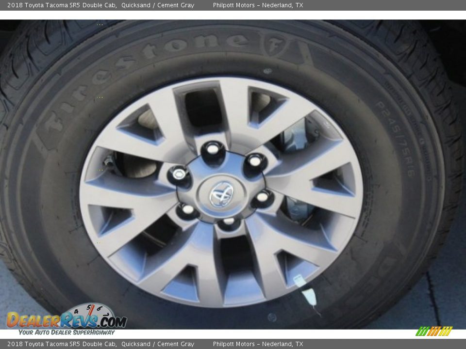 2018 Toyota Tacoma SR5 Double Cab Quicksand / Cement Gray Photo #4