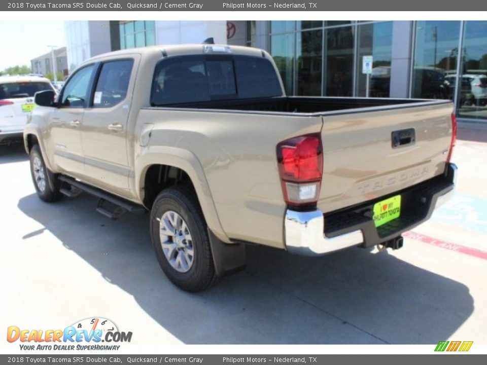 2018 Toyota Tacoma SR5 Double Cab Quicksand / Cement Gray Photo #6