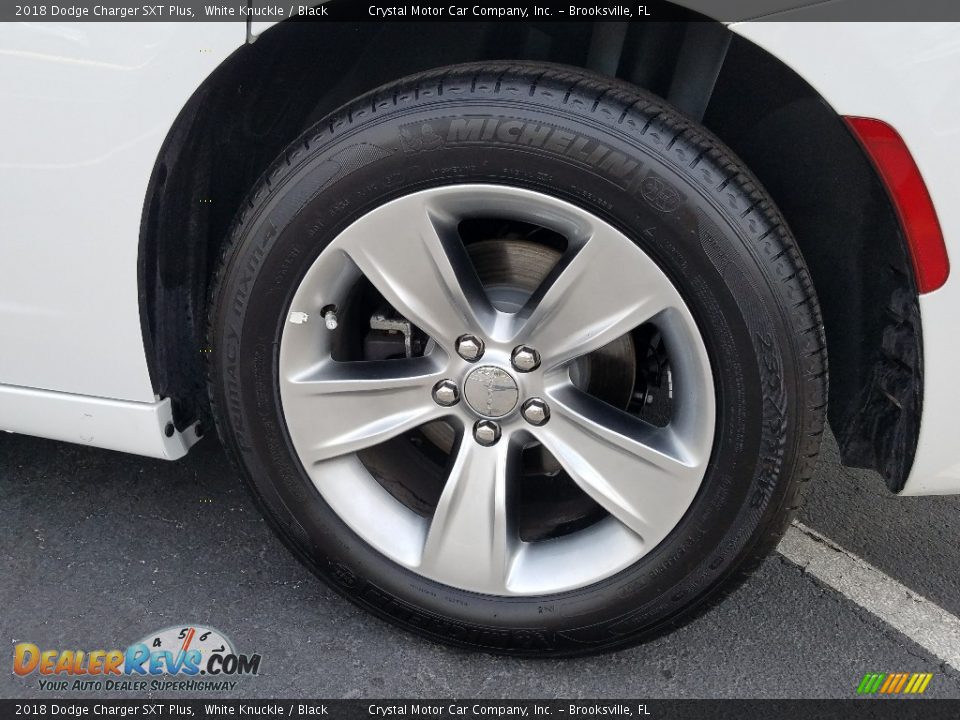 2018 Dodge Charger SXT Plus White Knuckle / Black Photo #19