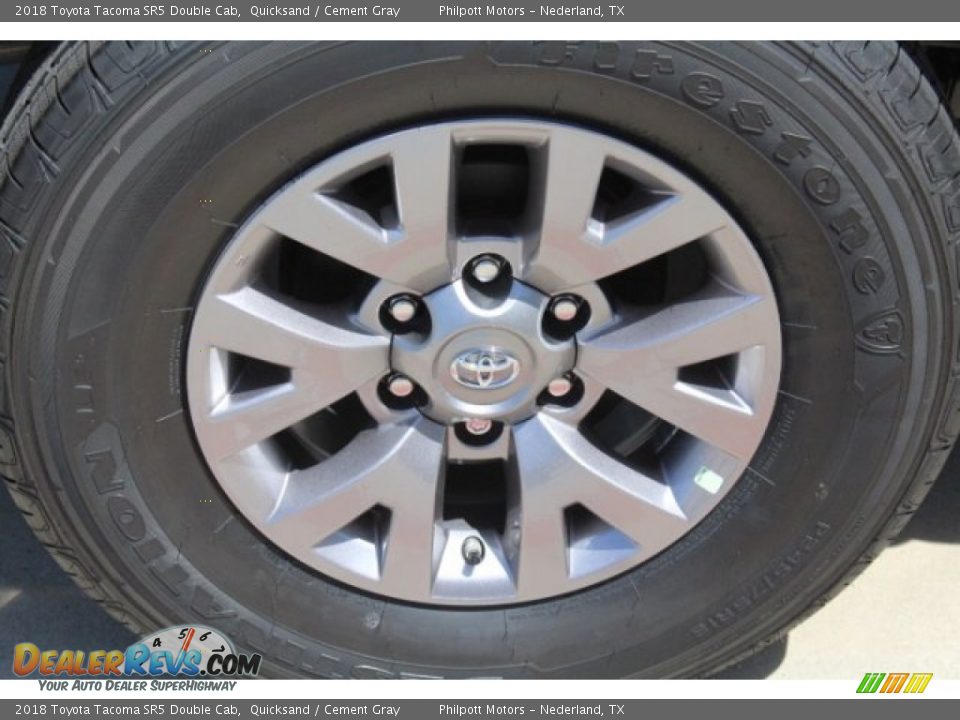 2018 Toyota Tacoma SR5 Double Cab Quicksand / Cement Gray Photo #9