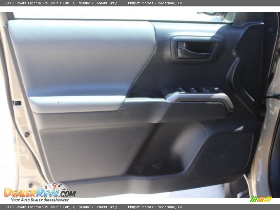 2018 Toyota Tacoma SR5 Double Cab Quicksand / Cement Gray Photo #11