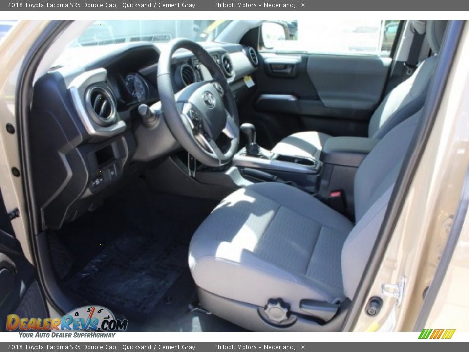 2018 Toyota Tacoma SR5 Double Cab Quicksand / Cement Gray Photo #13