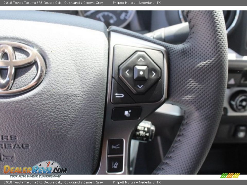 2018 Toyota Tacoma SR5 Double Cab Quicksand / Cement Gray Photo #18