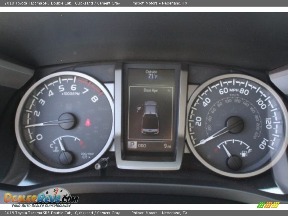 2018 Toyota Tacoma SR5 Double Cab Quicksand / Cement Gray Photo #19