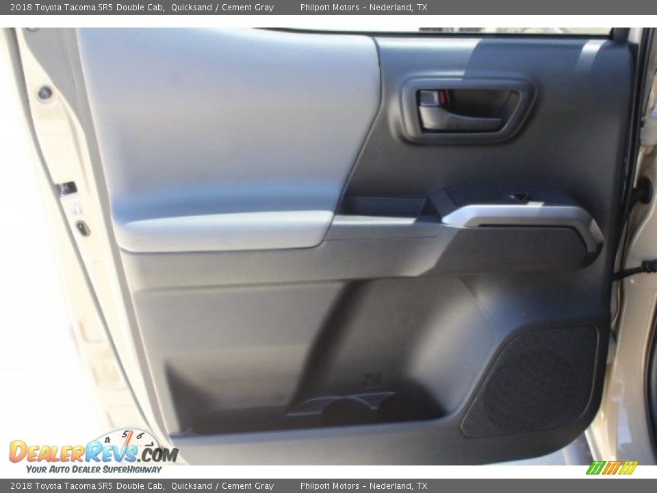 2018 Toyota Tacoma SR5 Double Cab Quicksand / Cement Gray Photo #20