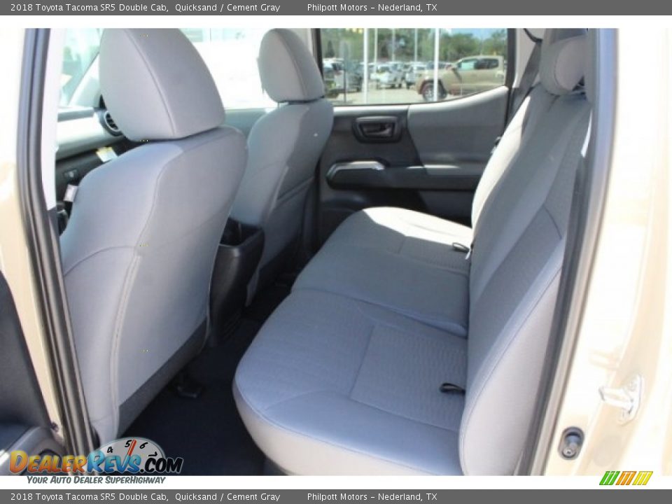 2018 Toyota Tacoma SR5 Double Cab Quicksand / Cement Gray Photo #21