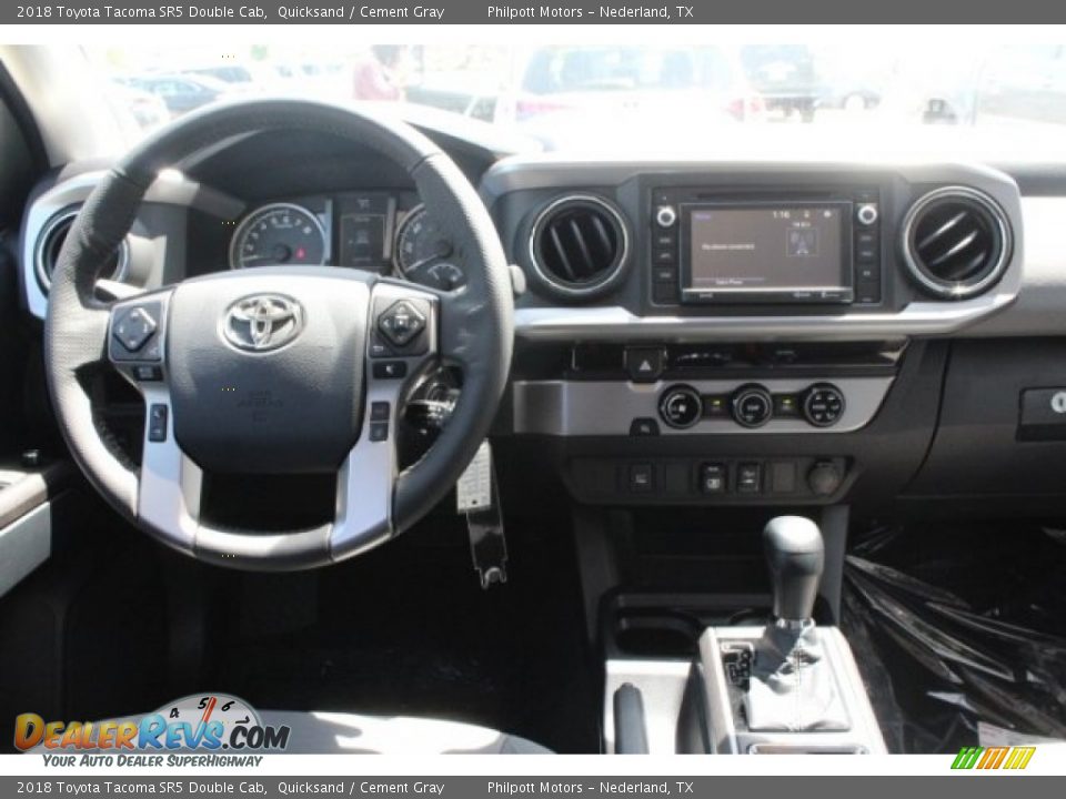2018 Toyota Tacoma SR5 Double Cab Quicksand / Cement Gray Photo #22