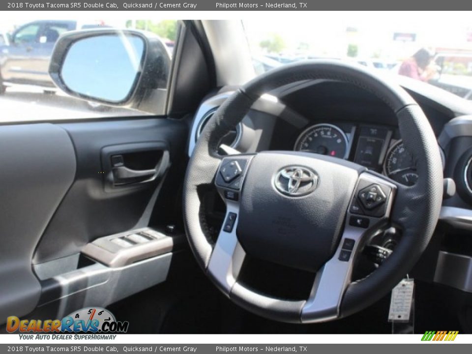 2018 Toyota Tacoma SR5 Double Cab Quicksand / Cement Gray Photo #23