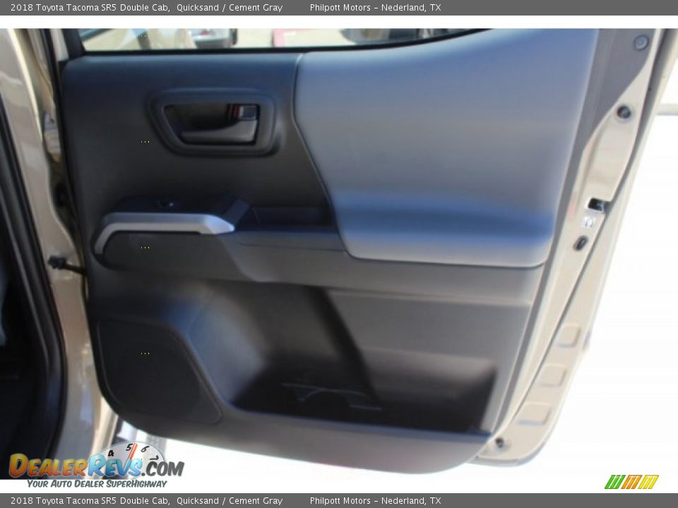 2018 Toyota Tacoma SR5 Double Cab Quicksand / Cement Gray Photo #25