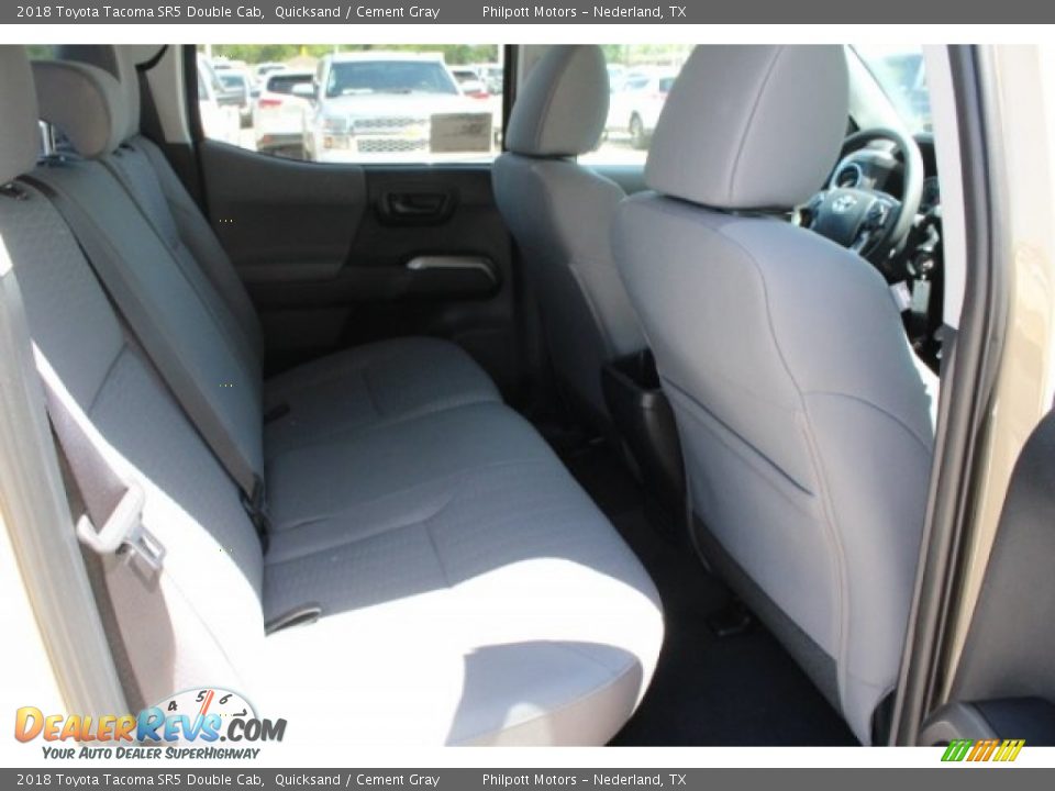 2018 Toyota Tacoma SR5 Double Cab Quicksand / Cement Gray Photo #26