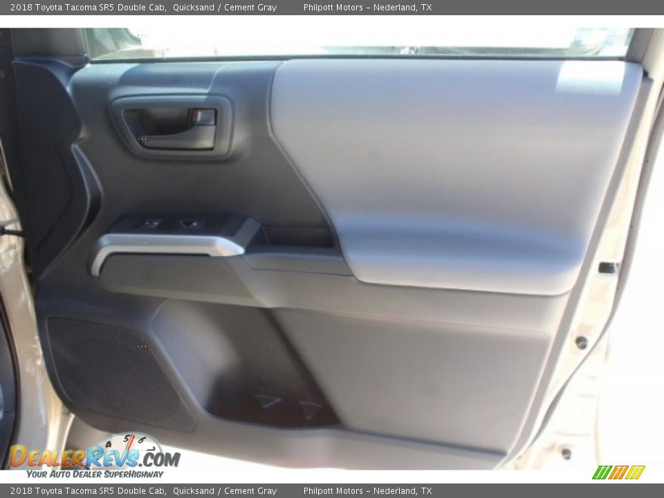 2018 Toyota Tacoma SR5 Double Cab Quicksand / Cement Gray Photo #27
