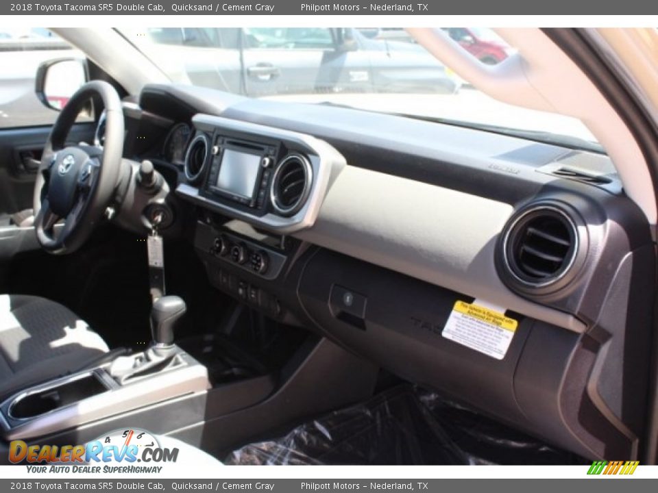 2018 Toyota Tacoma SR5 Double Cab Quicksand / Cement Gray Photo #28