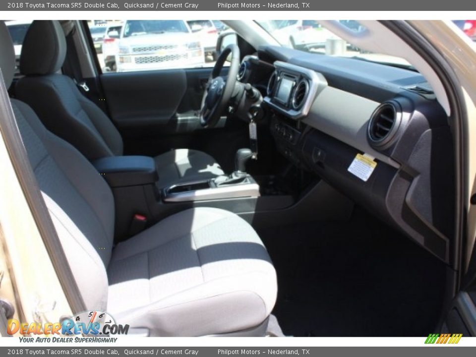 2018 Toyota Tacoma SR5 Double Cab Quicksand / Cement Gray Photo #29