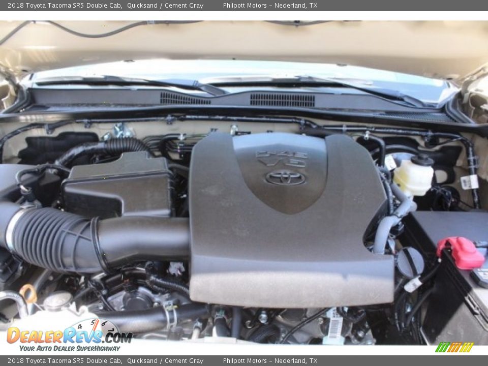 2018 Toyota Tacoma SR5 Double Cab Quicksand / Cement Gray Photo #30
