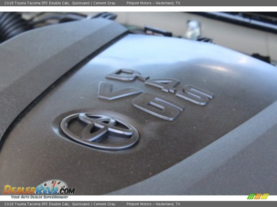 2018 Toyota Tacoma SR5 Double Cab Quicksand / Cement Gray Photo #31