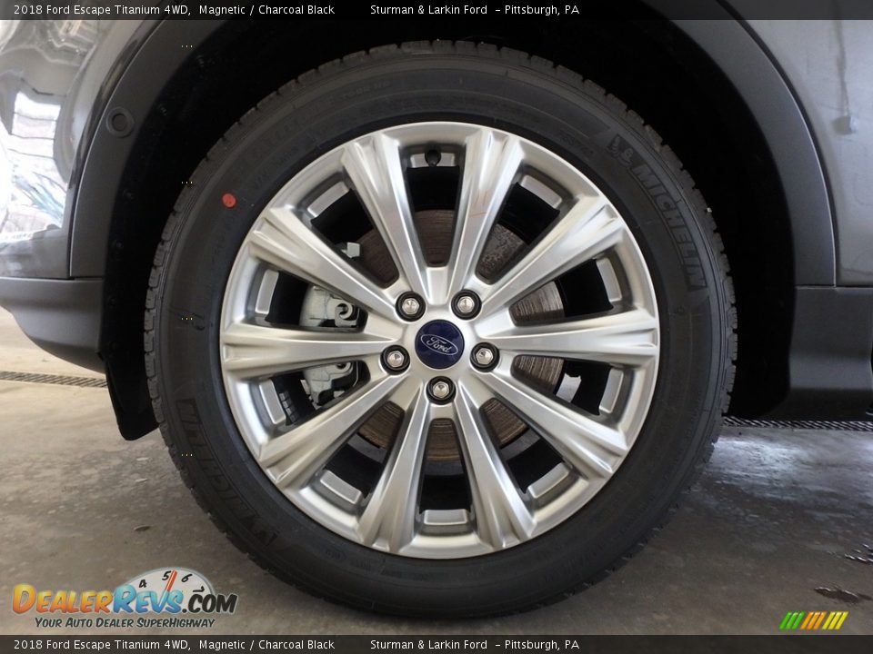 2018 Ford Escape Titanium 4WD Magnetic / Charcoal Black Photo #5