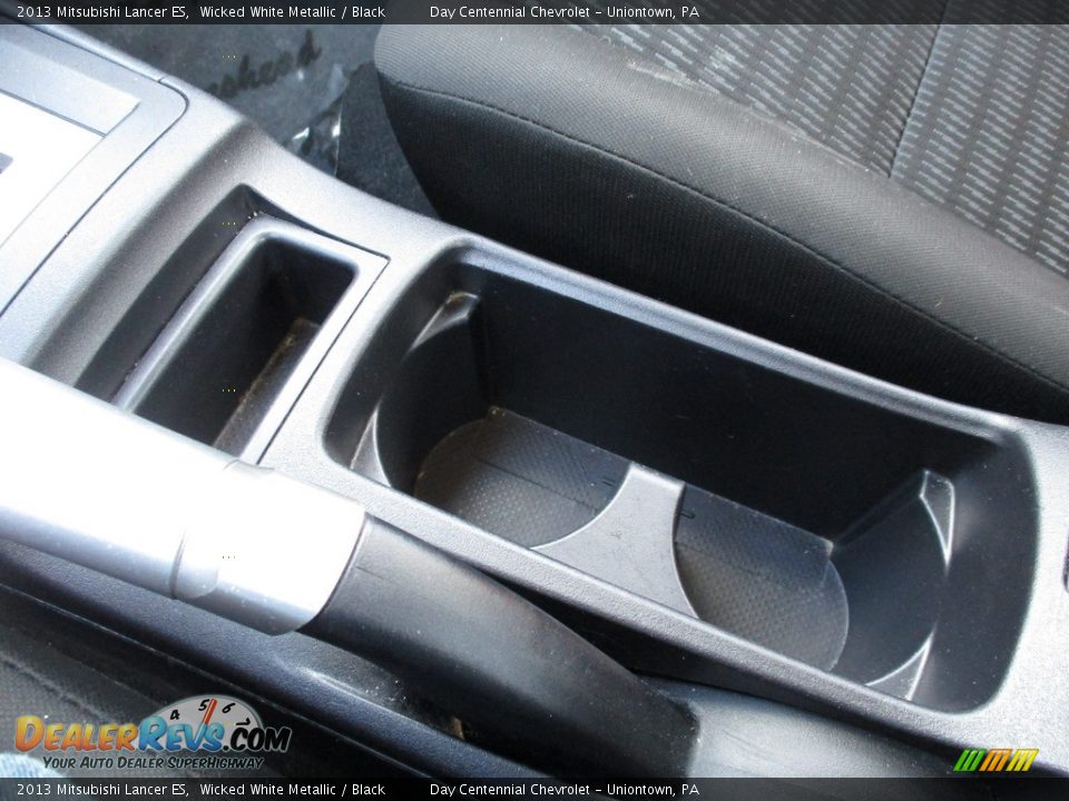 2013 Mitsubishi Lancer ES Wicked White Metallic / Black Photo #30