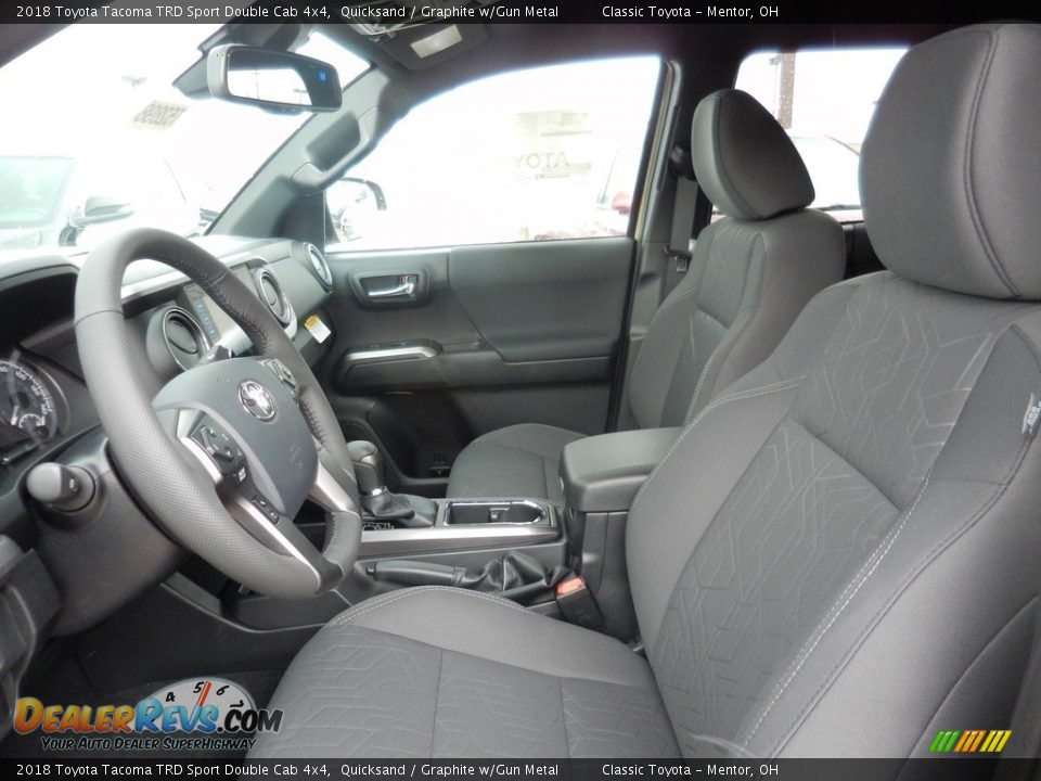 2018 Toyota Tacoma TRD Sport Double Cab 4x4 Quicksand / Graphite w/Gun Metal Photo #3