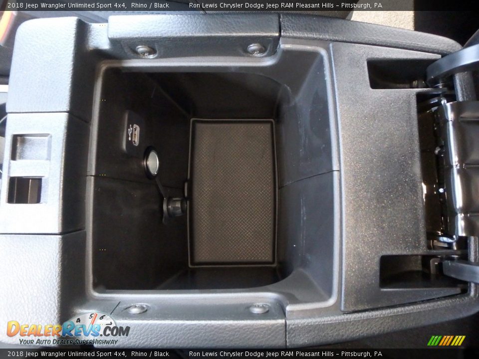 2018 Jeep Wrangler Unlimited Sport 4x4 Rhino / Black Photo #17