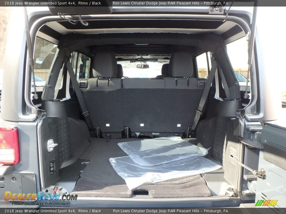 2018 Jeep Wrangler Unlimited Sport 4x4 Rhino / Black Photo #20