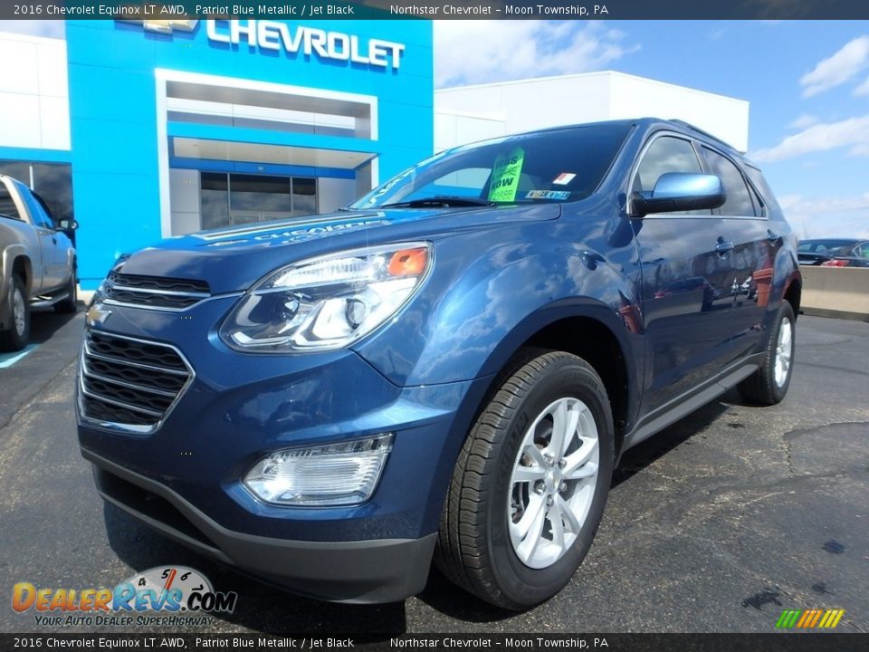 2016 Chevrolet Equinox LT AWD Patriot Blue Metallic / Jet Black Photo #2