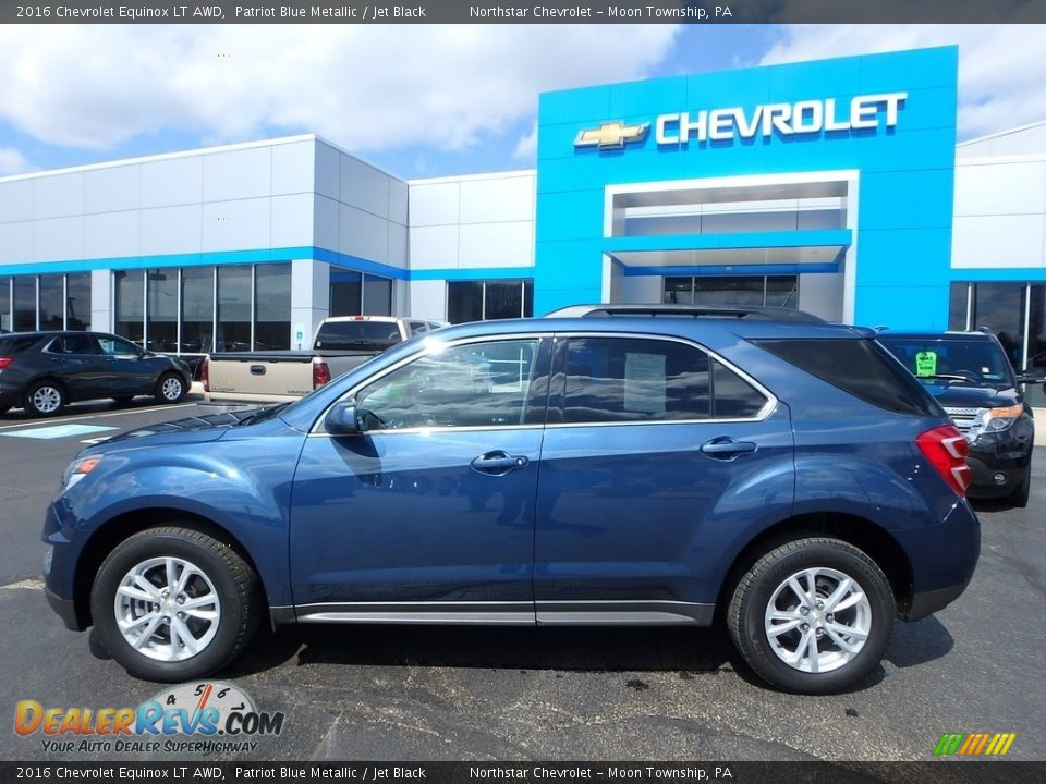 2016 Chevrolet Equinox LT AWD Patriot Blue Metallic / Jet Black Photo #3