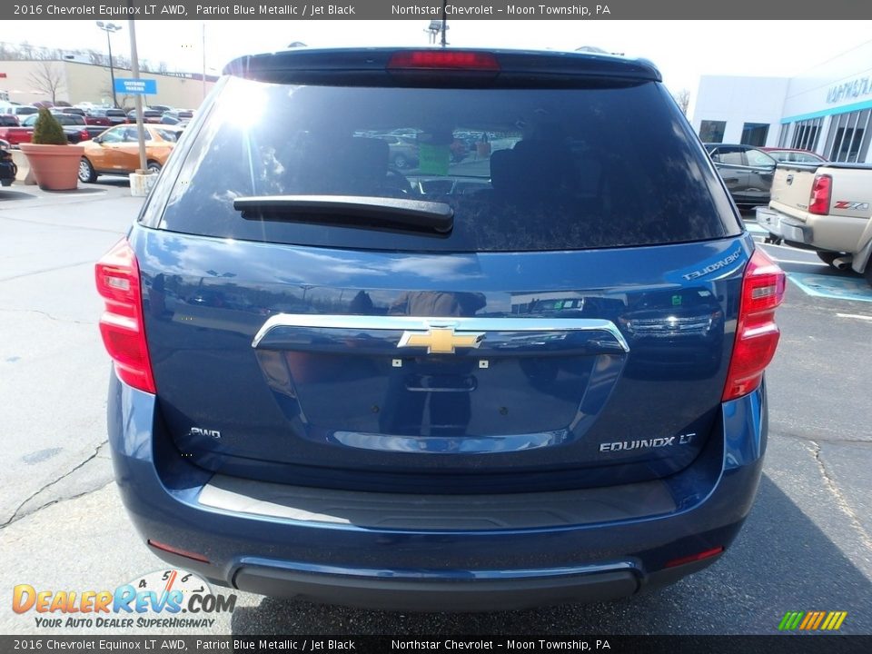 2016 Chevrolet Equinox LT AWD Patriot Blue Metallic / Jet Black Photo #6