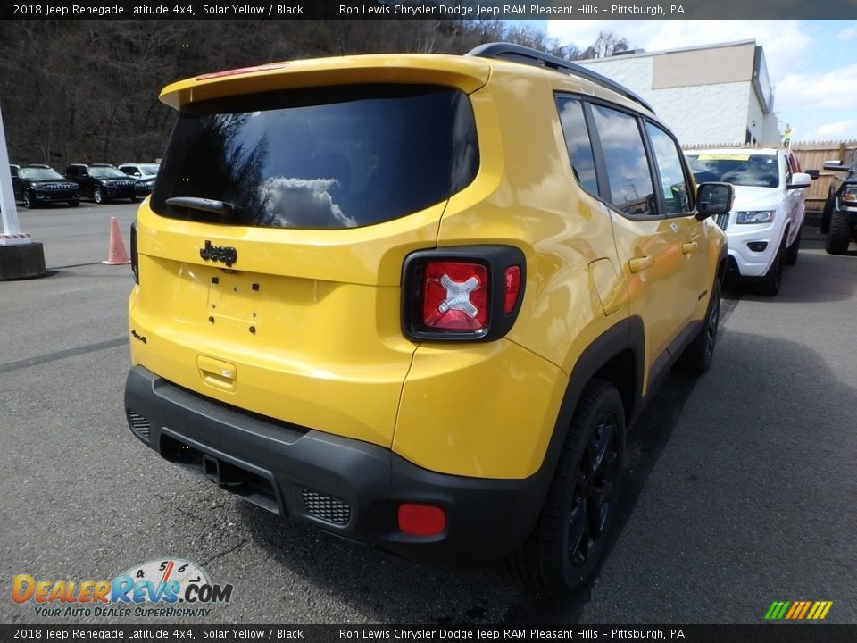 2018 Jeep Renegade Latitude 4x4 Solar Yellow / Black Photo #5
