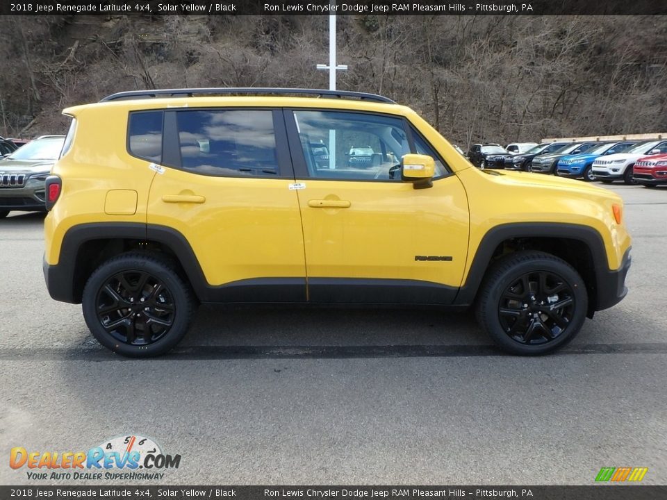 2018 Jeep Renegade Latitude 4x4 Solar Yellow / Black Photo #6