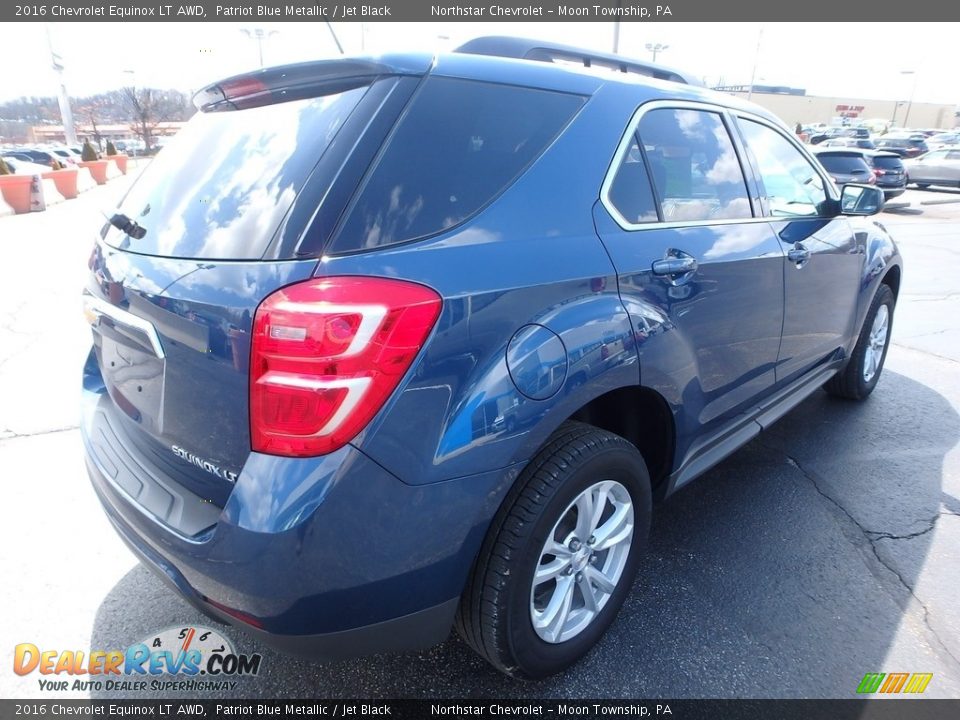 2016 Chevrolet Equinox LT AWD Patriot Blue Metallic / Jet Black Photo #8