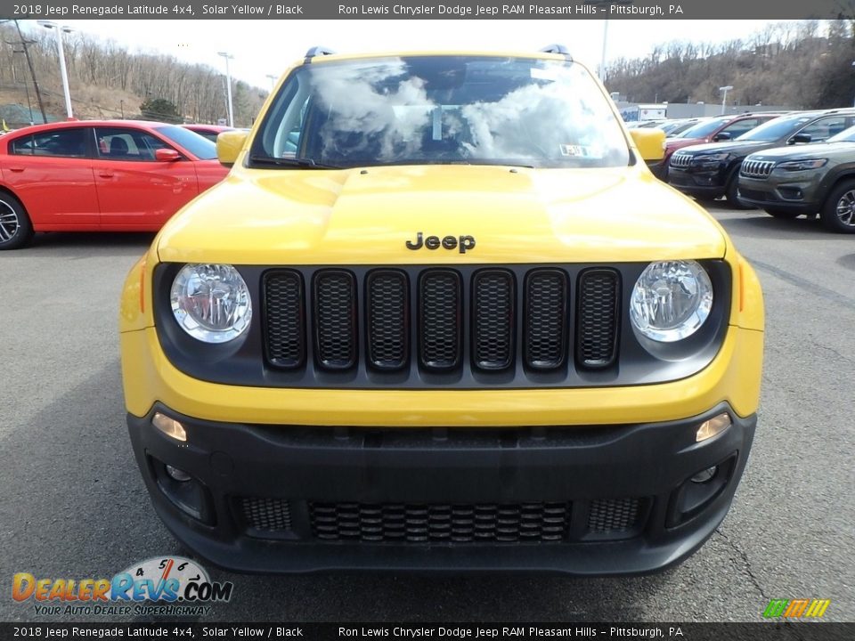 2018 Jeep Renegade Latitude 4x4 Solar Yellow / Black Photo #8