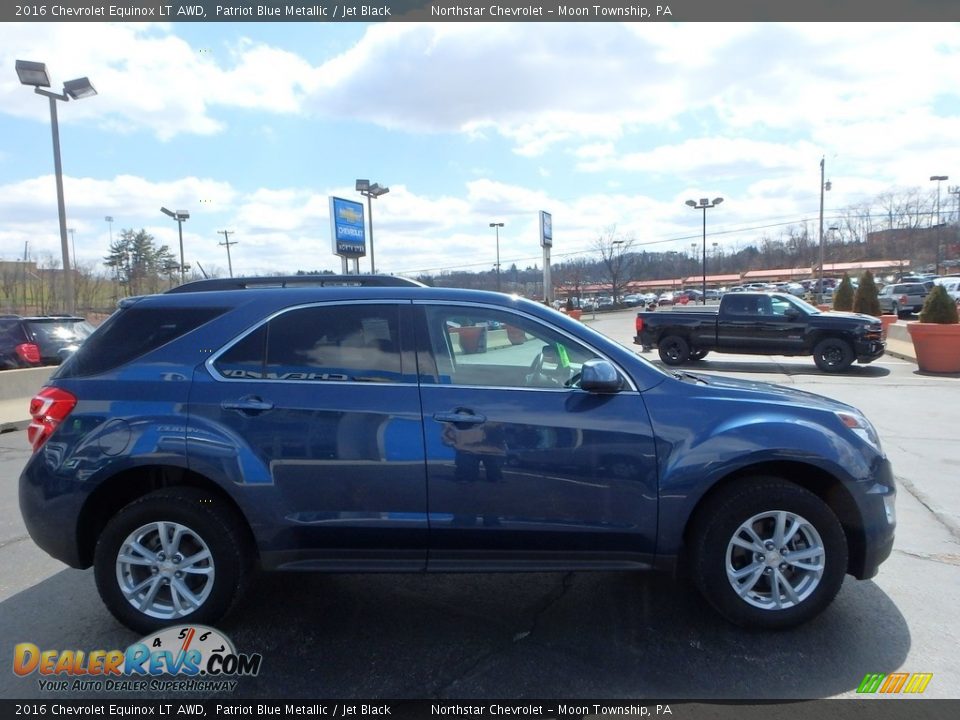 2016 Chevrolet Equinox LT AWD Patriot Blue Metallic / Jet Black Photo #10