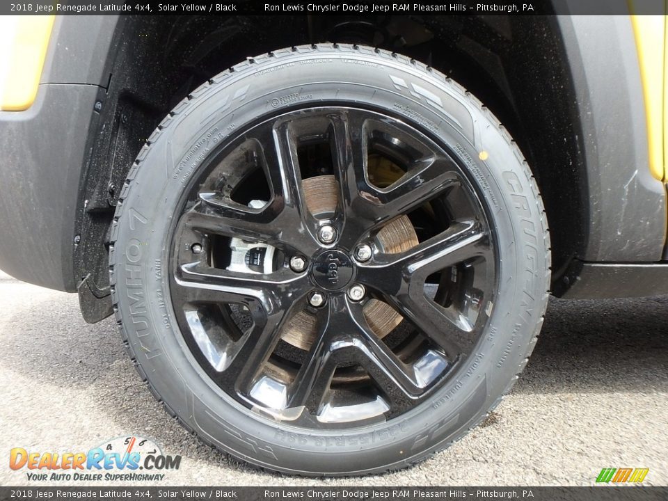 2018 Jeep Renegade Latitude 4x4 Solar Yellow / Black Photo #9