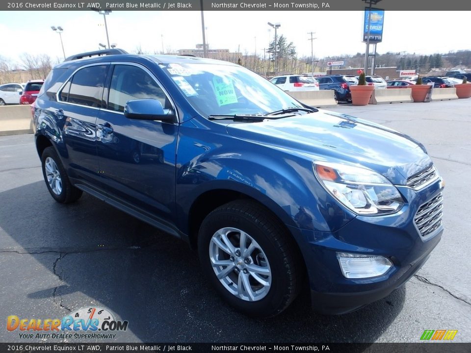 2016 Chevrolet Equinox LT AWD Patriot Blue Metallic / Jet Black Photo #11