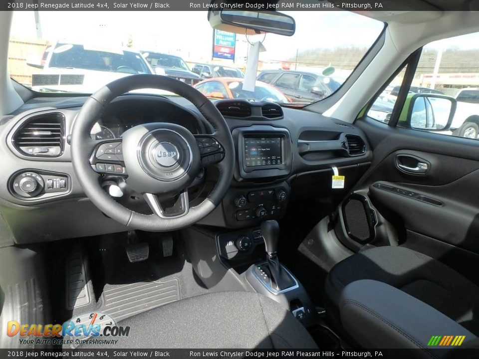 2018 Jeep Renegade Latitude 4x4 Solar Yellow / Black Photo #12