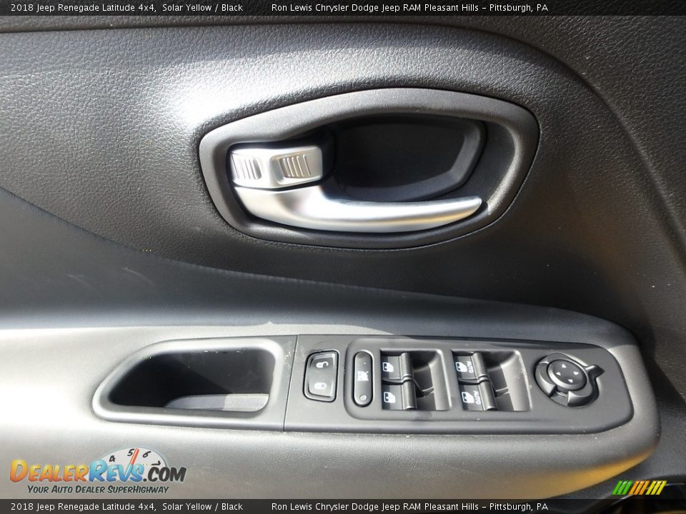 2018 Jeep Renegade Latitude 4x4 Solar Yellow / Black Photo #13