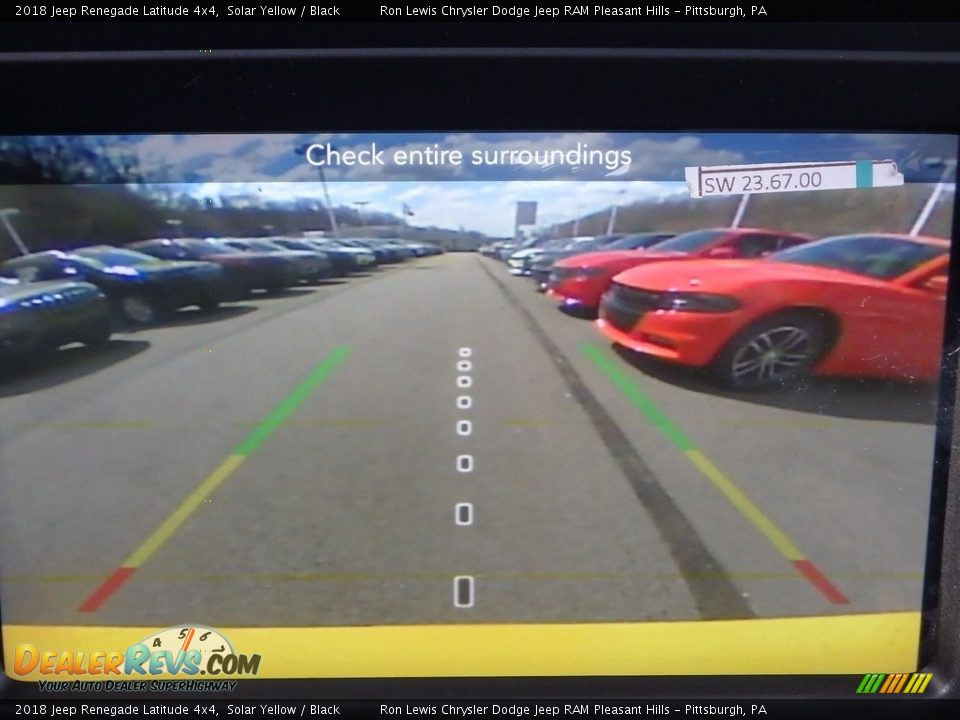 2018 Jeep Renegade Latitude 4x4 Solar Yellow / Black Photo #17