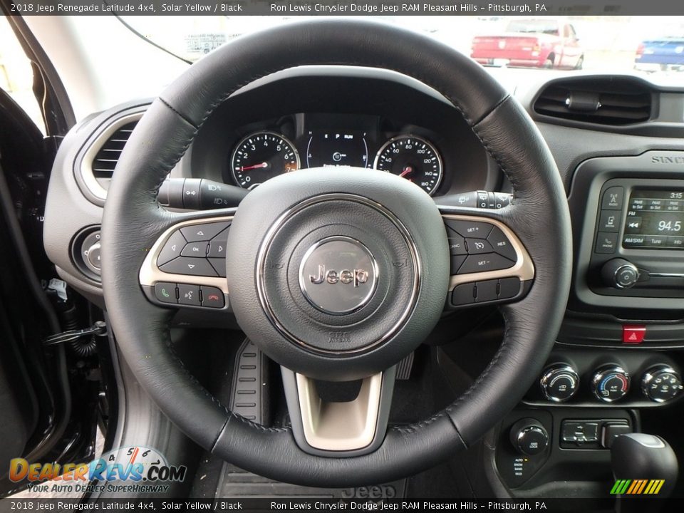 2018 Jeep Renegade Latitude 4x4 Solar Yellow / Black Photo #19