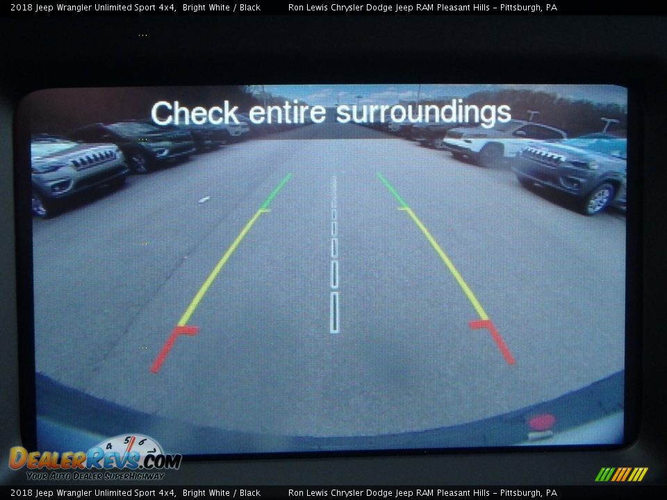2018 Jeep Wrangler Unlimited Sport 4x4 Bright White / Black Photo #16