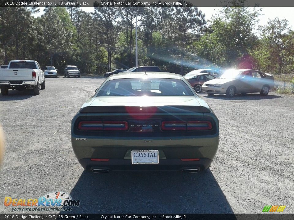 2018 Dodge Challenger SXT F8 Green / Black Photo #4