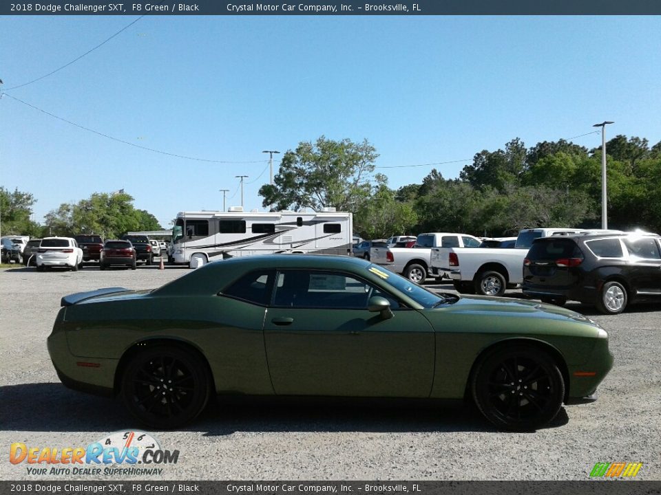 2018 Dodge Challenger SXT F8 Green / Black Photo #6