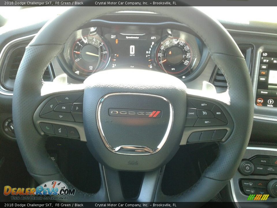 2018 Dodge Challenger SXT F8 Green / Black Photo #14
