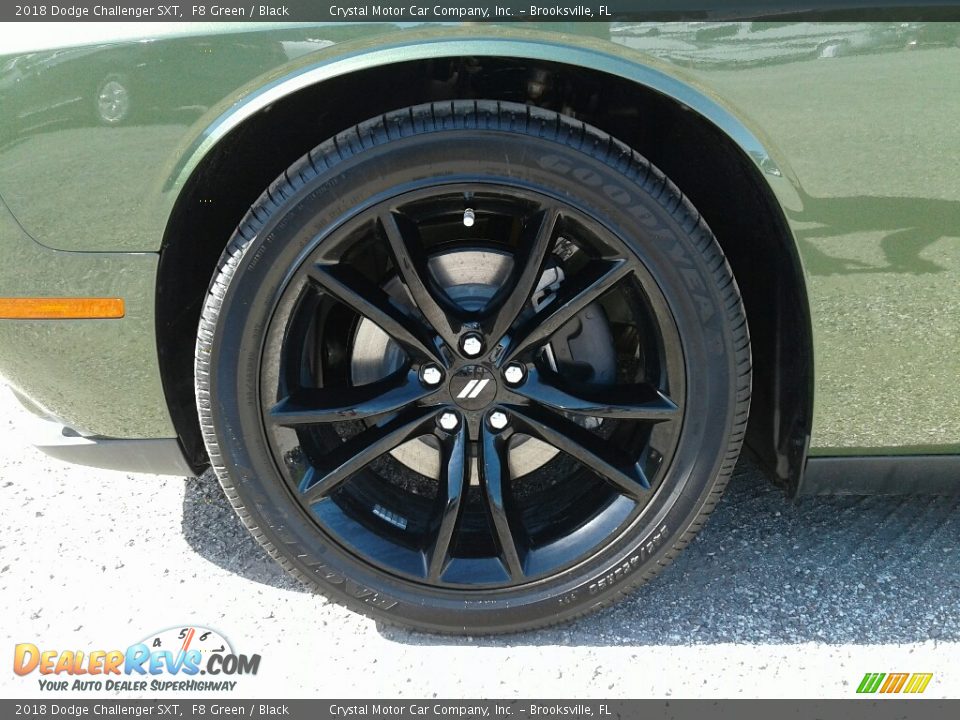 2018 Dodge Challenger SXT F8 Green / Black Photo #20