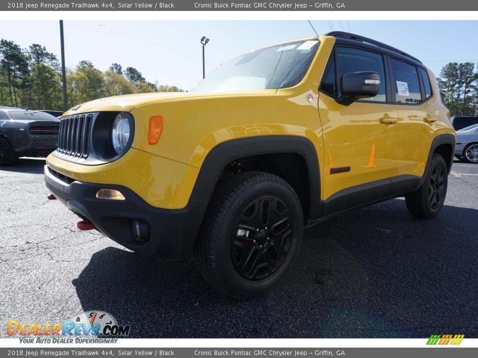 2018 Jeep Renegade Trailhawk 4x4 Solar Yellow / Black Photo #4